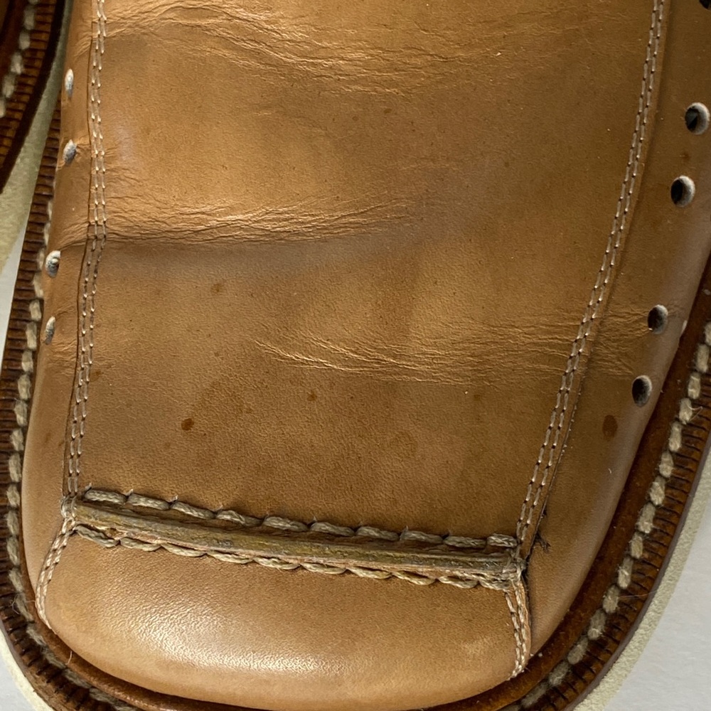 Mezlan Balboa Lace-Up Tan Leather Shoe Sz 8.5 - Picture 8 of 13